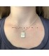 Zilverkleurige luipaard ketting Mirte