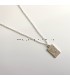 Zilverkleurige luipaard ketting Mirte