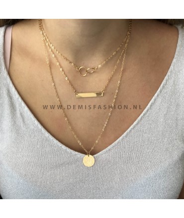 Goudkleurige ketting Jocelyn