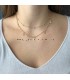 Ster/maan ketting goudkleurig