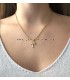 Goudkleurige palmboom ketting