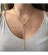 Goudkleurige ketting Elena