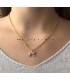 Goudkleurige luipaard ketting Elias