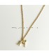 Goudkleurige luipaard ketting Elias