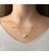 Zilverkleurige ketting Marije