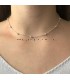 Zilverkleurige ketting Nomi