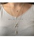 Zilverkleurige ketting Jolante