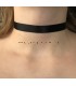 Zwarte choker