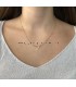 Goudkleurige ketting Indy