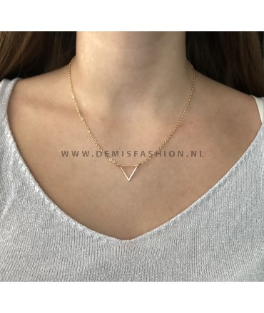 Goudkleurige ketting Indy