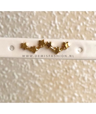 Ster oorbellen goudkleurig