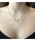 Goudkleurige bliksem ketting Maudy