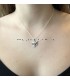 Zilverkleurige poesjes ketting