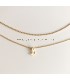 Goudkleurige ketting Jaleesa