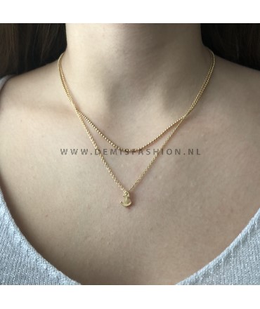 Goudkleurige ketting Jaleesa