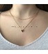 Goudkleurige ketting Armanda
