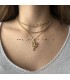 Goudkleurige ketting set Linn