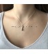 Zilverkleurige microfoon ketting