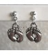 Knopjes oorbellen baby voetjes