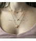 Goudkleurige ketting Anny