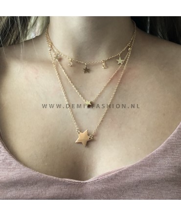 Goudkleurige ketting Anny