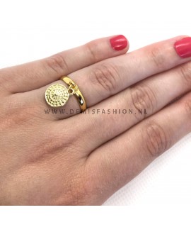 Goudkleurige ring Isa