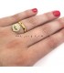 Goudkleurige ring Ilona
