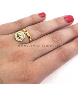 Goudkleurige ring Ilona