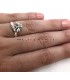 Zilverkleurige bij ring Vera