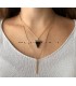 Zwarte marmeren ketting