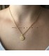 Maagd sterrenbeeld ketting goud