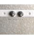 Zilverkleurige schelp knopjes