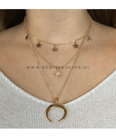 Goudkleurige ketting Fanny