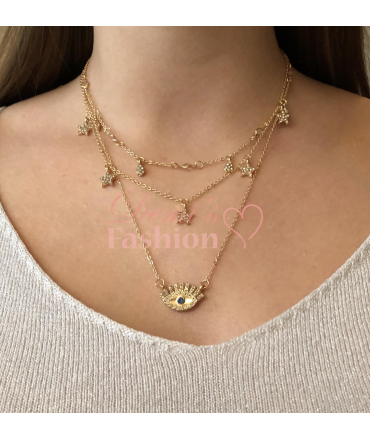 Goudkleurige ketting Marie-Lou