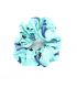 Flamingo scrunchie blauw