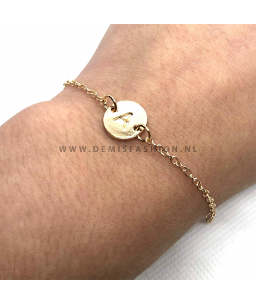 Initialen armband A