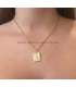 Goudkleurige roos ketting Tyra
