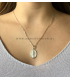 Zilverkleurige ketting Clara
