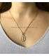 Goudkleurige ketting Clara