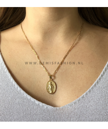 Goudkleurige ketting Clara