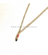 Goudkleurige lippenstift ketting David