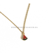Goudkleurige watermeloen ketting David