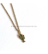 Goudkleurige cactus ketting Dani