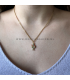 Goudkleurige cactus ketting Dani