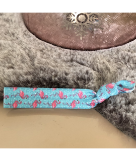 Blauwe flamingo armband Olivia
