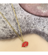 Rode lippen ketting Olivia