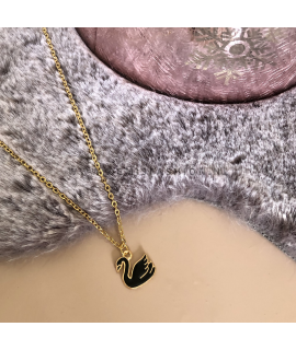 Zwarte zwaan ketting Olivia
