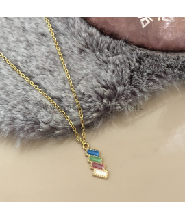 Goudkleurige ketting Emily
