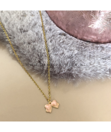 Strikjes ketting Kiano