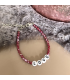 Love armband rood Danielle